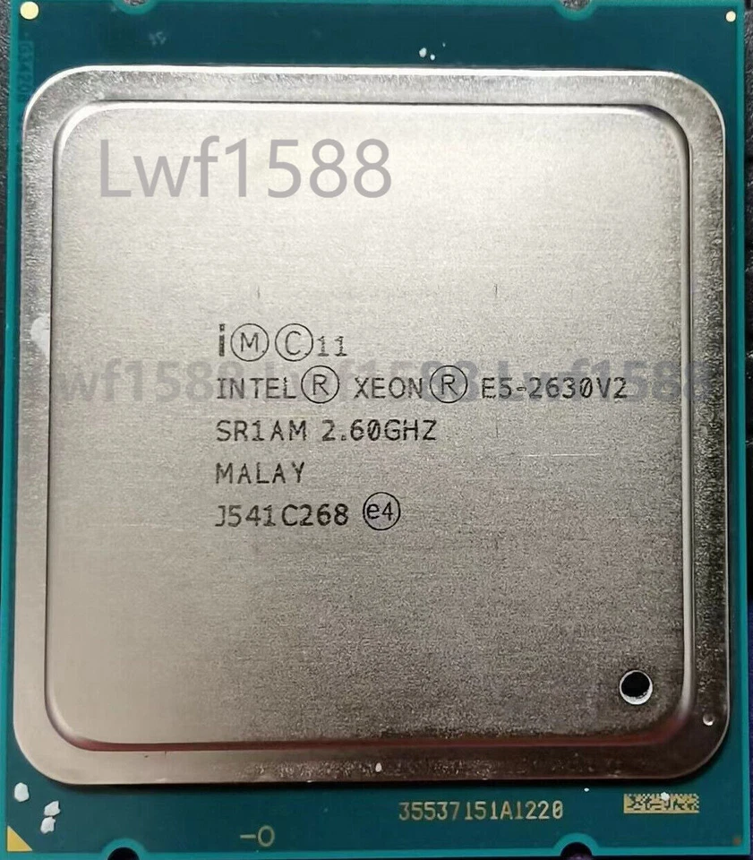Intel Xeon E5-2630V2 2.60GHz 6 Core 15MB LGA 2011 CPU E5-2630V2 - Image 1 of 1