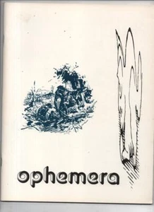 OPHEMERA #1, en estado bastante bueno/casi nuevo, Al Feldstein, 1977, revista Wally Wood Carl Barks - Imagen 1 de 1