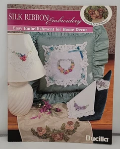 Bucilla Silk Ribbon Embroidery Easy Embellishment for Home Decor - Picture 1 of 2