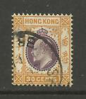 HONG KONG 1911 Sg 97, 30c Purple & Orange-Yellow, Fine used. {AV1000-71}