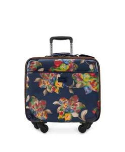Patricia Nash 18" Spinner Velino Trolley Luggage Suitcase Bag Carry On Le Fleur - Picture 1 of 7