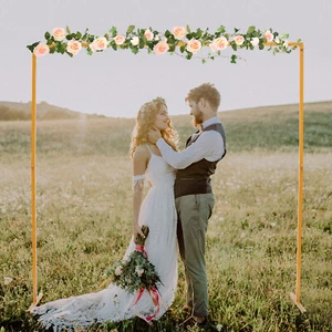 Large Balloon Arch Set Stand Base Frame Kit Birthday Wedding Party Decoration - Picture 1 of 12