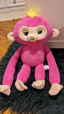 Fingerling Huggable Pink Yellow Hair Battery Operated Interactive Toy Talk ©2018 - Image 1 of 4