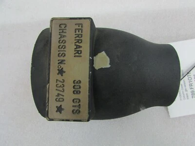 Ferrari 308 GTS, cubierta de columna, negro, usado, P/N 109982 Foto 1 de 4