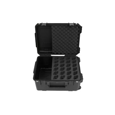 SKB 3I-2015-MC24 iSeries Case for 24 Mics with Storage Compartment and Wheels - Image 1 of 4