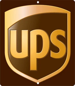 UPS Aluminum Metal Sign  - Picture 1 of 1