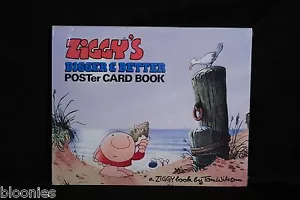 Ziggy's Bigger & Better POSTer Card Book Cartoon Comic Post Card 1981 NEW! - Foto 1 di 11