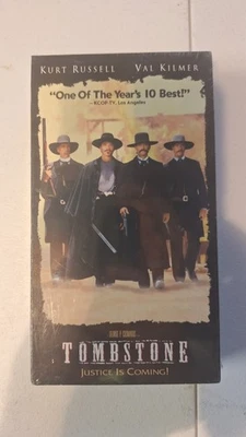 Tombstone VHS SEALED w/ BVHE Stamp Hollywood Pictures Kurt Russell Val Kilmer  - Image 1 of 4
