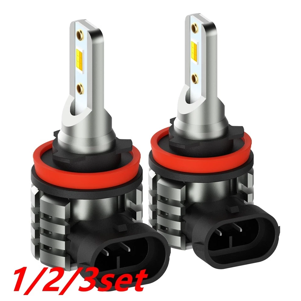 1/2set WhiteYellow H11 H16 H8 LED Light Fog for Toyota 4Runner Highlander Tundra - Image 1 of 1
