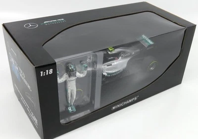 Mercedes F1 W07 Hybrid AMG Petronas #6 Gp Abu Dhabi Rosberg 2016 MINICHAMPS 1: - Immagine 1 di 4