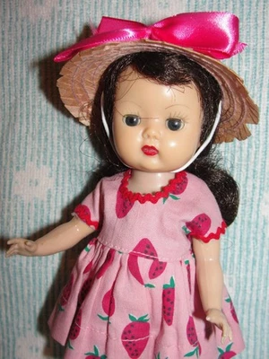 Vintage NANCY ANN MUFFIE DOLL IN ORIGINAL DRESS VGC - Image 1 of 3