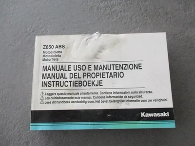 Manual del Propietario Kawasaki Z 650 ABS ET 99922-1405-01 Benutzerhandbuch - Bild 1 von 4