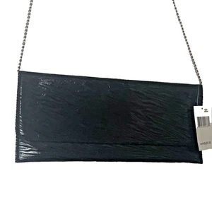 Carlos Falchi Fatto A Mano schwarz Wildleder Zebramuster Clutch Handtasche neu mit Etikett - Bild 1 von 7