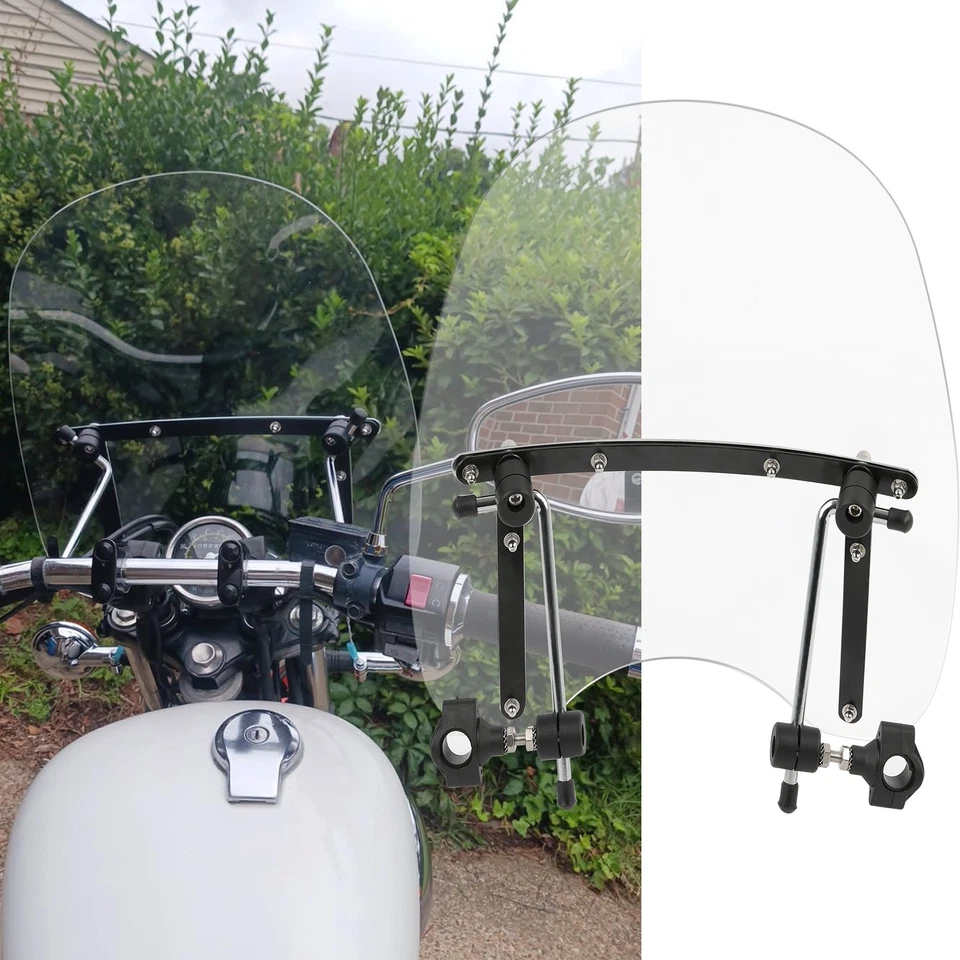 Parabrisas de moto 19"x17" para Triumph Bonneville T100 T110 T120 Foto 1 de 4