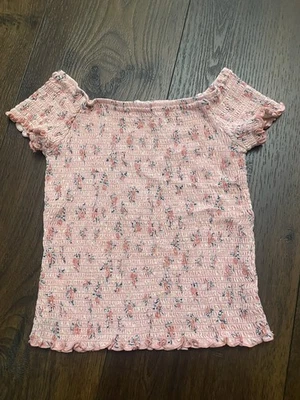 Girls Pink Flower Shirt Size 7/8 By Eye Shadow #2 - Image 1 of 3