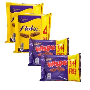 Variety Selection | 8 Bars of Cadbury Flake & 8 Bars of Cadbury Wispa - Picture 1 of 1