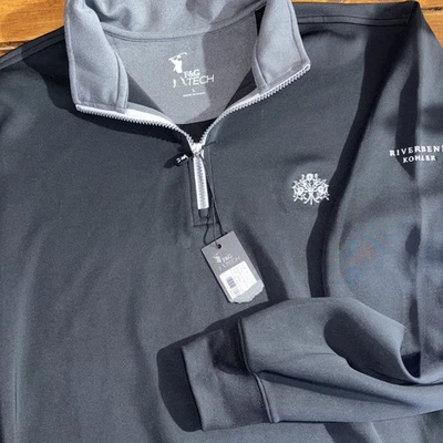 Fairway Greene Golf Shirt F&G Tech 1/4 Zip L RIVERBEND KOHLER Whistling Straits - Image 1 of 4