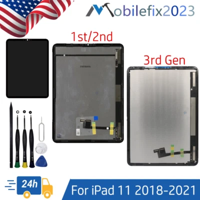 For iPad Pro 11in 1st 2nd 3rd 4th Gen Display LCD Touch Screen Digitizer Replace - Image 1 of 4