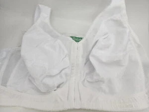 Playtex Women's 18 Hour Front-Close Wirefree Bra W/Flex Back 4695 Size 44DD - Picture 1 of 6