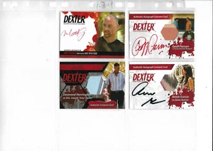 Dexter Seasons 7 y 8 - Disfraz autógrafo y selección de tarjetas de utilería Breygent 2016 - Imagen 1 de 8