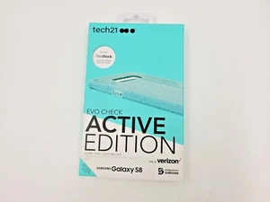 Tech21 Galaxy S8 Flex Shock Phone Case 3 Layer Drop Protection New Turquoise - Picture 1 of 4