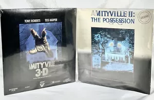 Amityville II & Amityville 3-D The Possession Horror Laserdisc New - Imagen 1 de 24