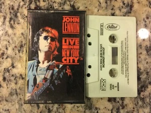John Lennon Live In New York City Cassette Tape 1986 Beatles Ono Band Classics - Bild 1 von 2