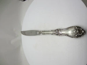 Sterling Flatware Wallace Royal Rose Modern Hollow Knife 9" - Picture 1 of 3