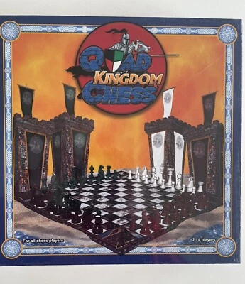 Quad Kingdom Chess The Ultimate 4 Player Chess Game Variant 2005 New Sealed - Image 1 of 4