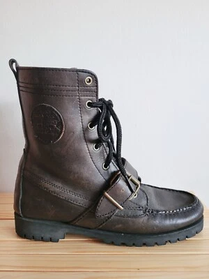 RALPH LAUREN POLO винтажный натуральной кожи рейнджер ботинки 7 женщин/5,5 мужской - Изображение 1 из 4