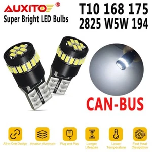 AUXITO 6000K PAR W5W 175 2825 168 194 T10 LED Bombillas de Estacionamiento Super Brillantes - Imagen 1 de 10