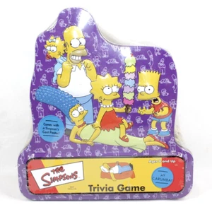 The Simpsons Trivia Game in Tin Ay Carumba Bart Homer 2000 New and Sealed - Picture 1 of 6