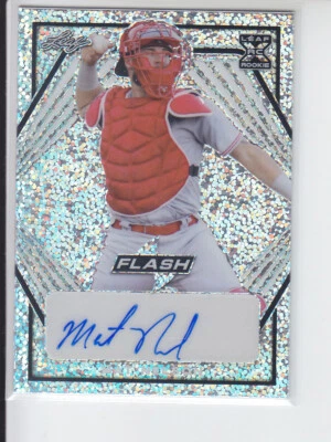 2021 Leaf Flash Mat Nelson Refractor Auto Rookie RC Reds - Image 1 of 2