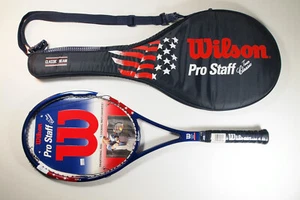 NEW WILSON PRO STAFF TOUR CLASSIC MID MIDSIZE 85 JIM COURIER RACKET 4 1/2 EU4 - Picture 1 of 11