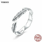 Voroco S925 Sterling Silver Mermaid's Open Finger Ring Charm Cz New Girl Jewelry