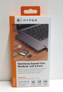 Hyper HyperDrive Next 10 Port USB-C Hub Portable Travel Essentials - HD3002 NEW