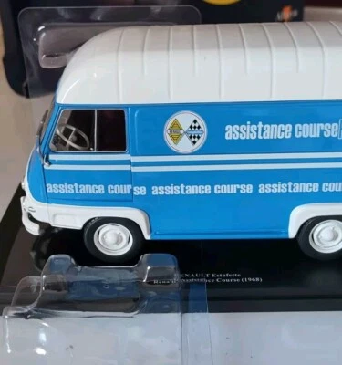 VEICOLO RALLY ASSISTENCE 1/24 Renault Estafette 1968 Modellino Raro - Immagine 1 di 4
