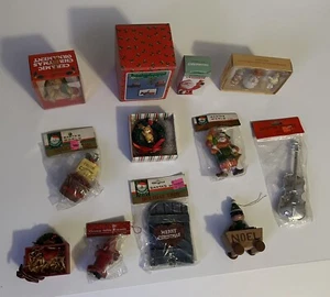 12 piezas misc. Adornos de Navidad Osos, Guitarra, Boca de Fuego, Payaso, Muñeco de Nieve - Imagen 1 de 6