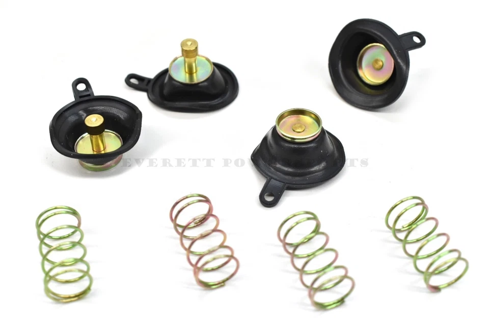 4x Válvula de corte de aire de carburador XVS650 V-Star TDM850 1992-2011 diafragma #T218 C Foto 1 de 1