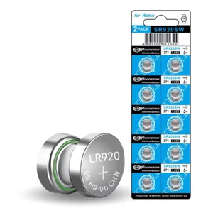 10x Pilas BOTON AG6 LR920 371 SR920 1.55V REF402 - Bild 1 von 8