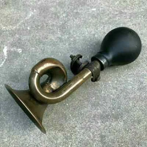 Bocina de aire de bicicleta estilo antiguo chino de cobre vintage - Imagen 1 de 8