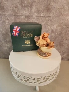 NUEVA Estatuilla Harmony Kingdom "Potty Time" Caja Inodoro y Gatos TJCA15 NUEVA EN CAJA - Imagen 1 de 5