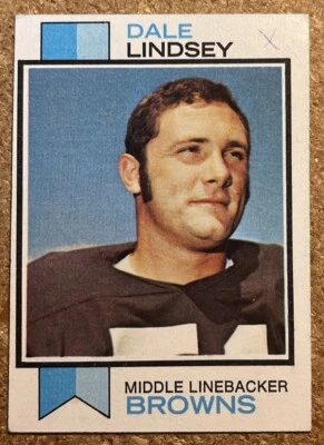1973 Topps Dale Lindsey #287 Cleveland Browns - Image 1 of 2