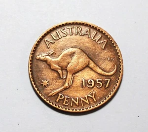 1957 Penny Australia - Gift - Birth Year - Birthday - Present #2538 - Picture 1 of 2