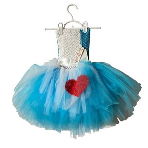 #5737 Blaues Tutu Dreams Kleinkind Kleid mit Tutu Gr. M - Bild 1 von 12