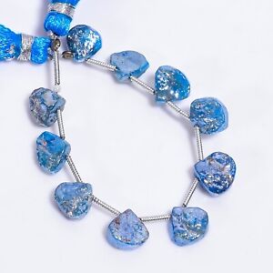 Natural Coated Apatite Gemstone Heart Faceted Beads 8X8 9X9 mm Strand 4" E-192