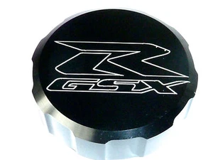 SUZUKI GSXR600 GSXR750 FRONT BRAKE MASTER CYLINDER SCREW TOP LID CAP BLACK B13G - Picture 1 of 4