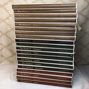 VTG 60's Time-Life Library The World of Art Books 20 Volumes w/slip cases - Picture 1 of 24
