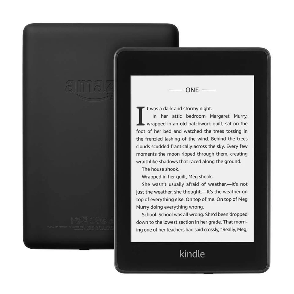 All-new Kindle Paperwhite 8GB Waterproof with 2x the Storage 2018 Version Black - Image 1 of 1