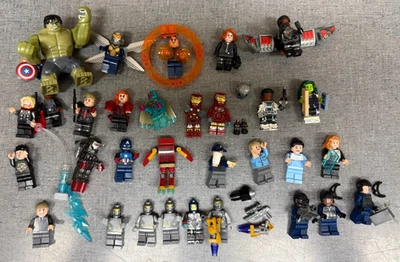Lot of 30 Lego Minifigures from Avengers Tower Set 76269 and more - Image 1 of 3